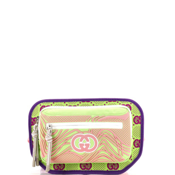 Panelled Front Pocket Belt Bag Backpack