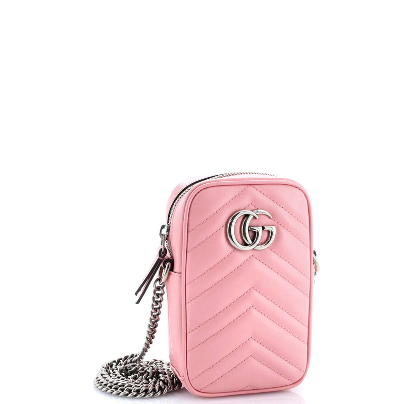Gg Marmont Vertical Phone Crossbody Bag