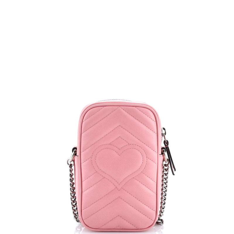Gg Marmont Vertical Phone Crossbody Bag