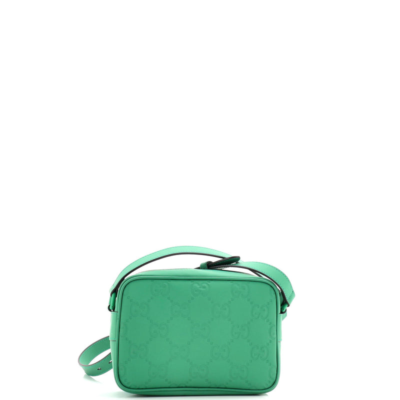Front Zip Crossbody Gg Rubber Effect