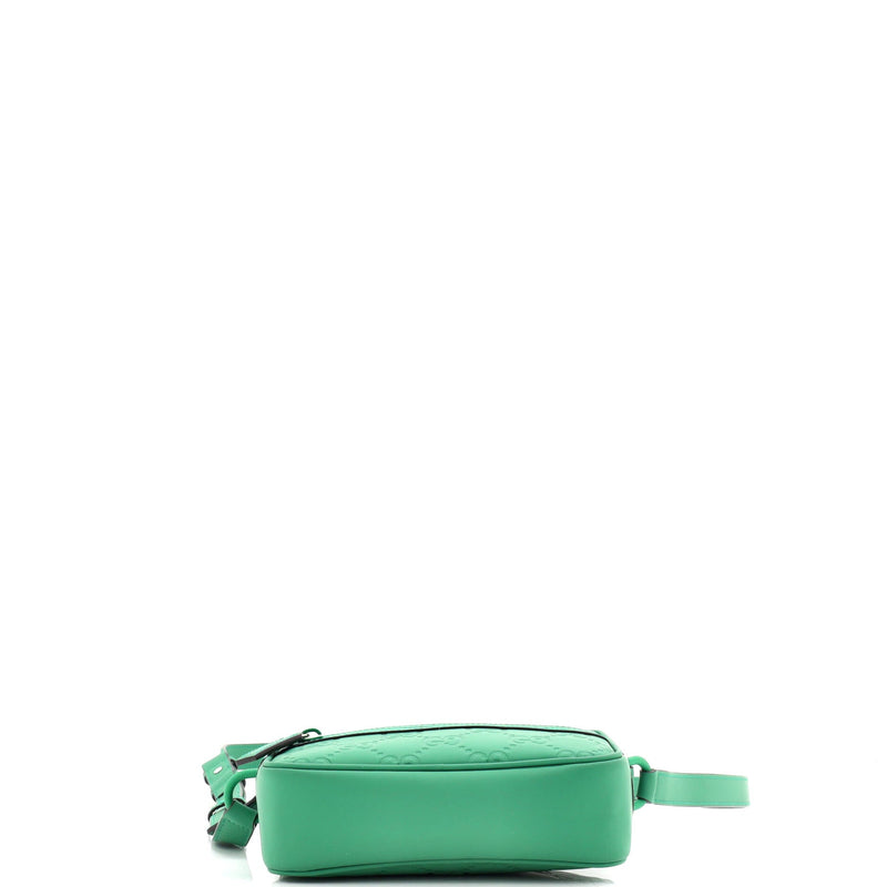 Front Zip Crossbody Gg Rubber Effect