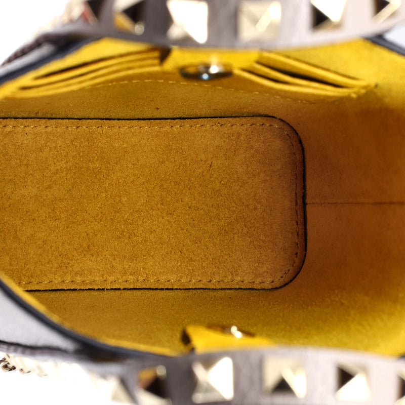 Rockstud Vertical Chain Tote Leather