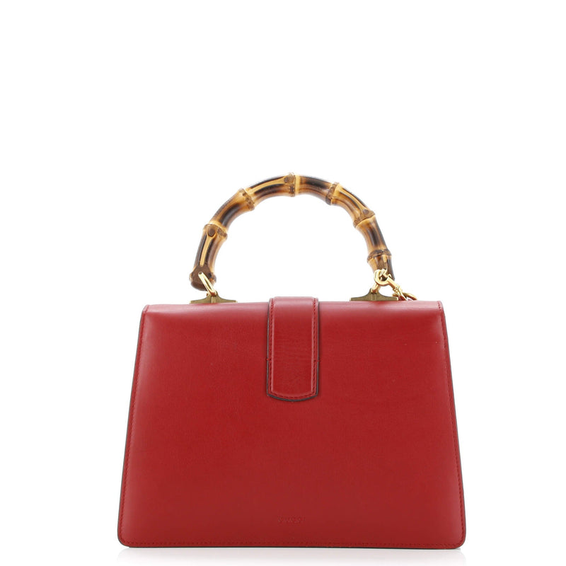 Dionysus Bamboo Top Handle Bag Leather