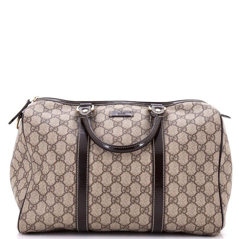Joy Boston Bag Gg Coated Canvas Medium