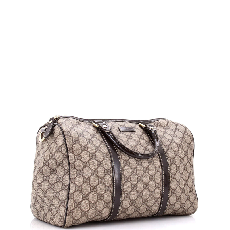 Joy Boston Bag Gg Coated Canvas Medium