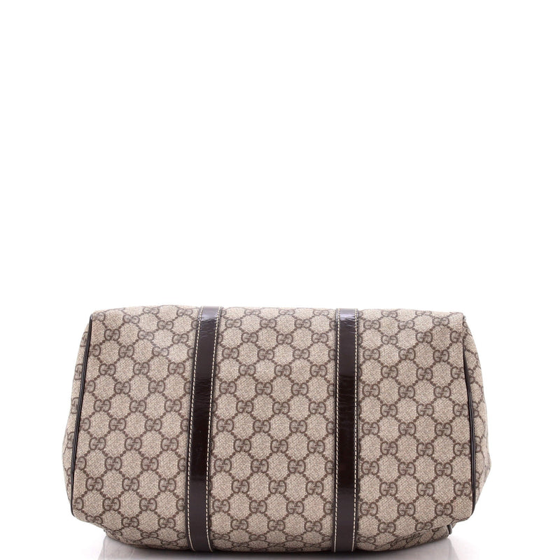 Joy Boston Bag Gg Coated Canvas Medium