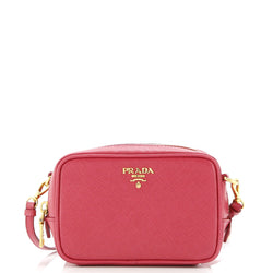 Camera Shoulder Bag Saffiano Leather