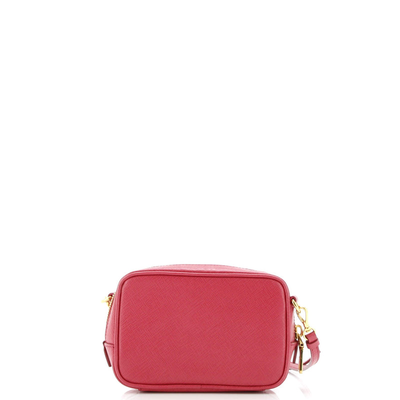 Camera Shoulder Bag Saffiano Leather