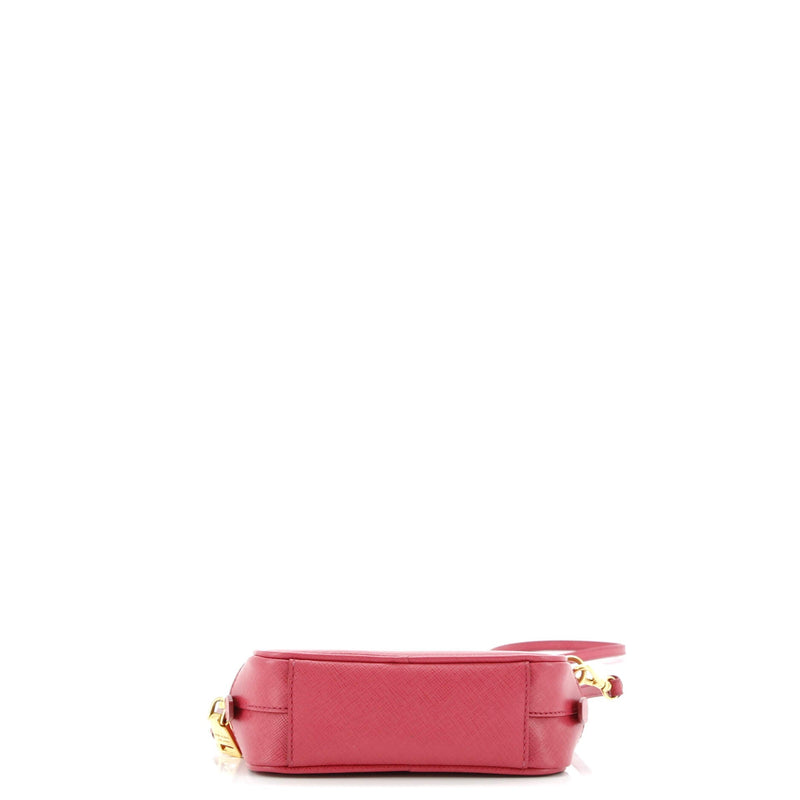 Camera Shoulder Bag Saffiano Leather