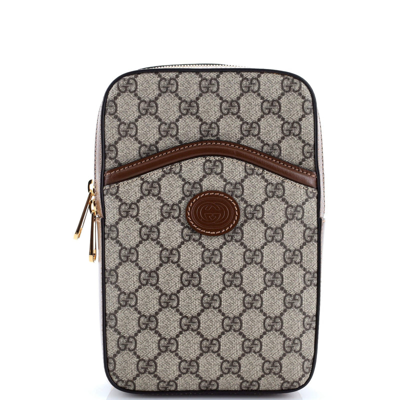 Interlocking G Patch Sling Bag Gg Coated
