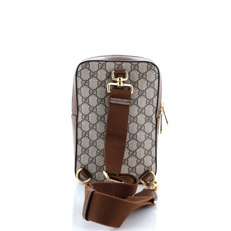 Interlocking G Patch Sling Bag Gg Coated