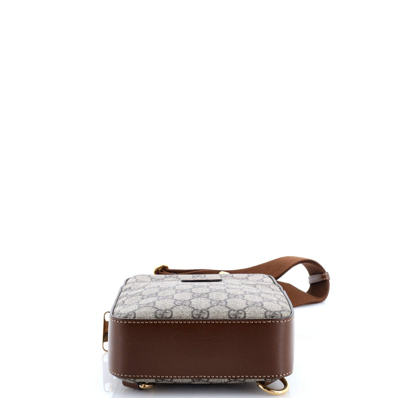 Interlocking G Patch Sling Bag Gg Coated