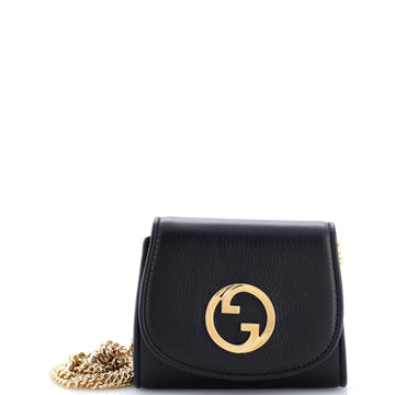 Blondie Nm Wallet On Chain Leather