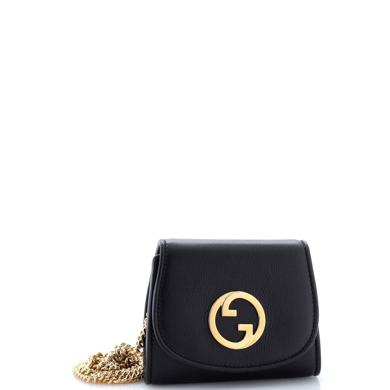 Blondie Nm Wallet On Chain Leather