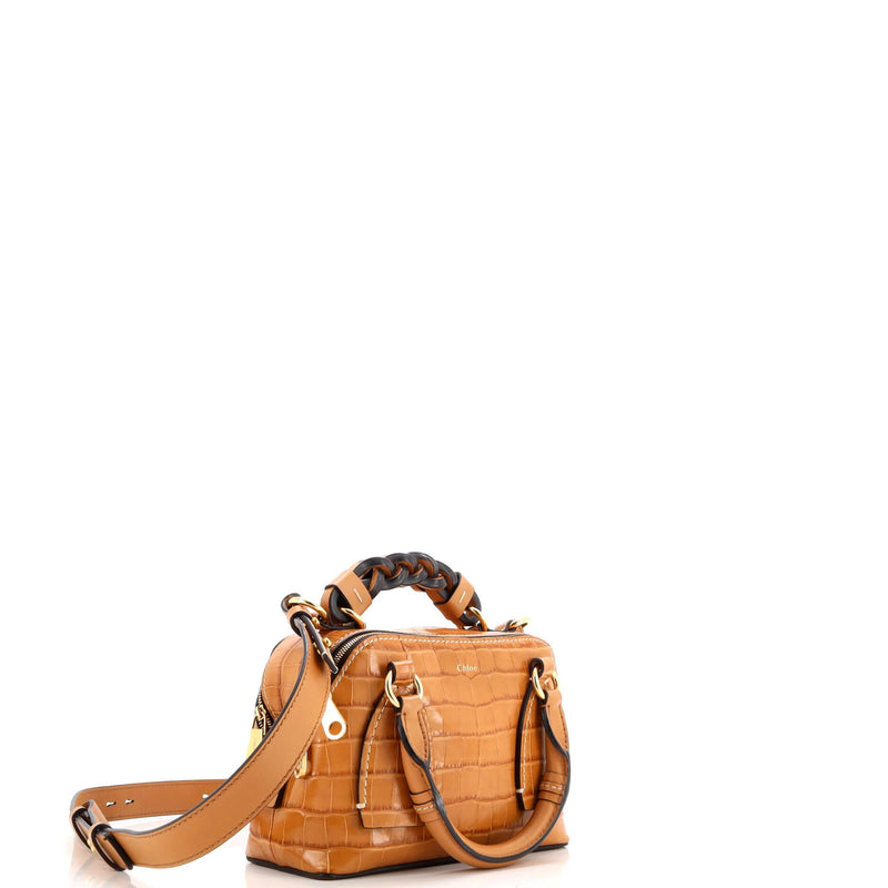Daria Bag Crocodile Embossed Leather