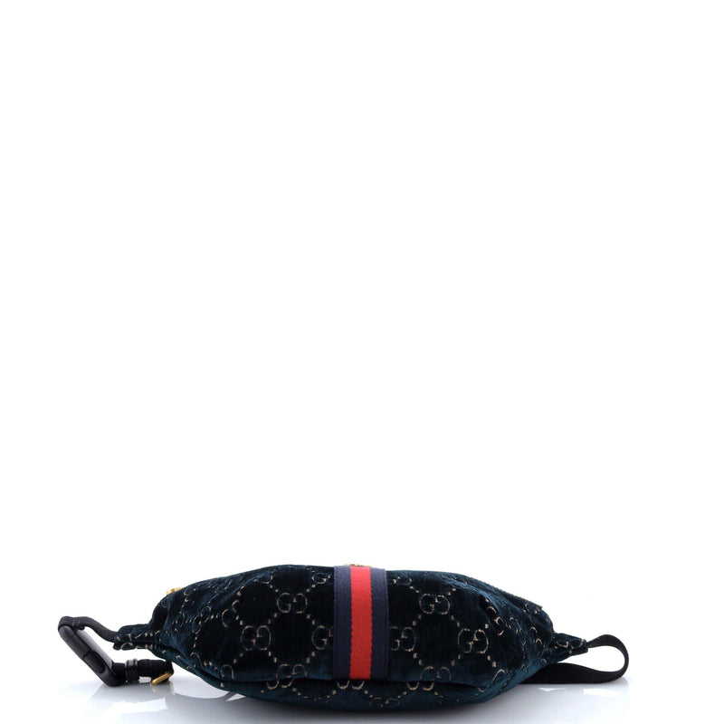 Ophidia Zip Belt Bag Gg Velvet
