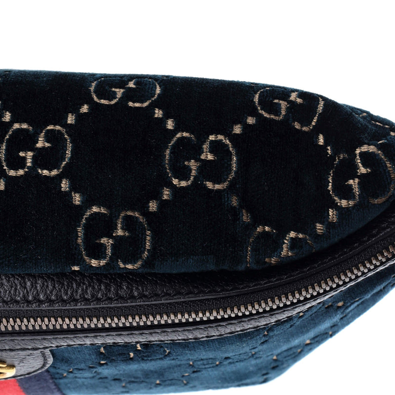 Ophidia Zip Belt Bag Gg Velvet