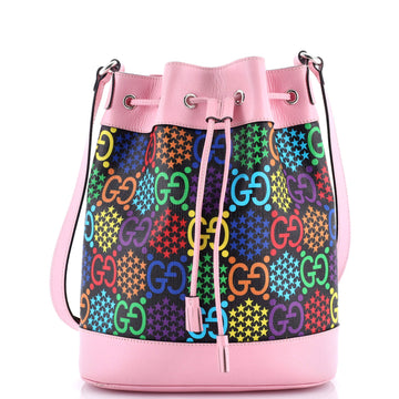 Bucket Bag Psychedelic Print Gg Coated