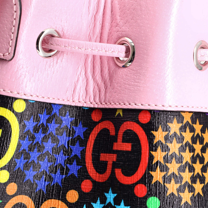 Bucket Bag Psychedelic Print Gg Coated
