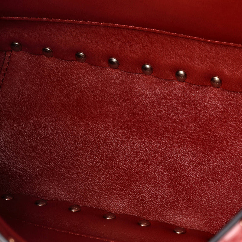 Rockstud Spike Flap Bag Quilted Patent