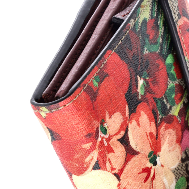 Dionysus Chain Wallet Blooms Print Gg