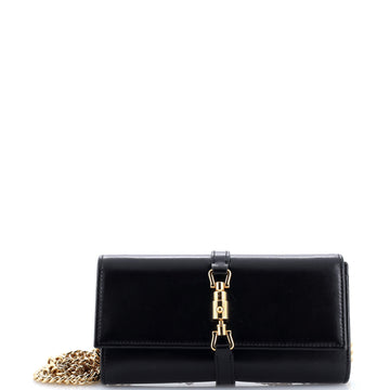 Jackie Continental Chain Wallet Leather