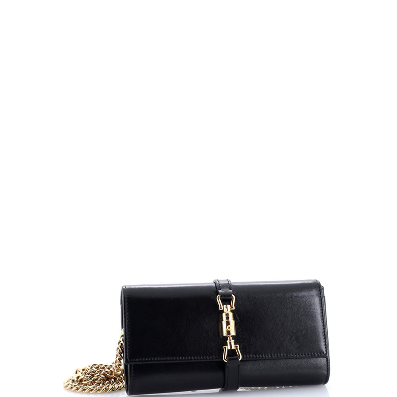 Jackie Continental Chain Wallet Leather