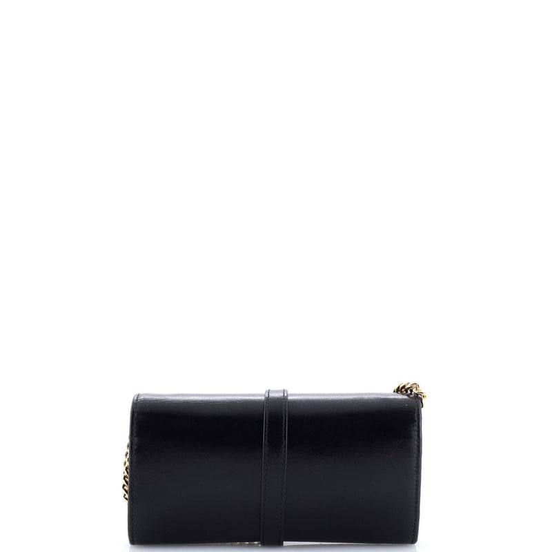 Jackie Continental Chain Wallet Leather