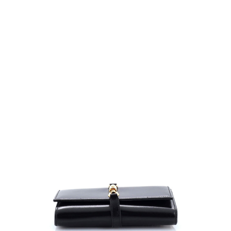 Jackie Continental Chain Wallet Leather