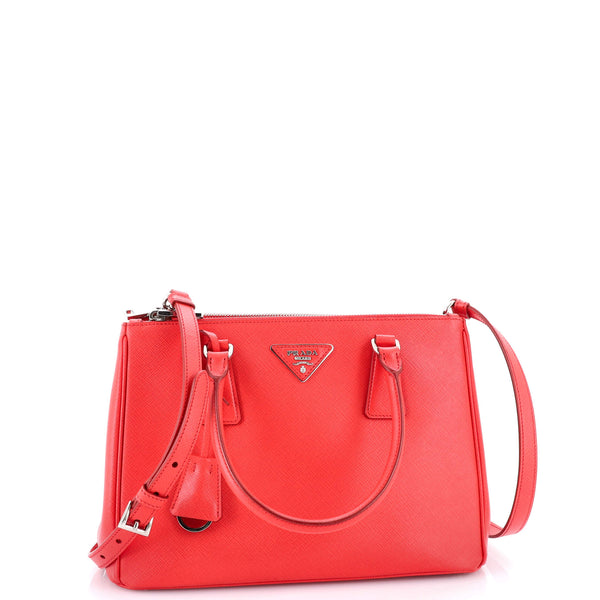 Galleria Double Zip Tote Saffiano