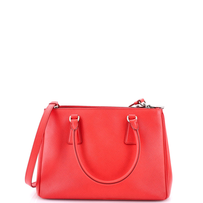 Galleria Double Zip Tote Saffiano