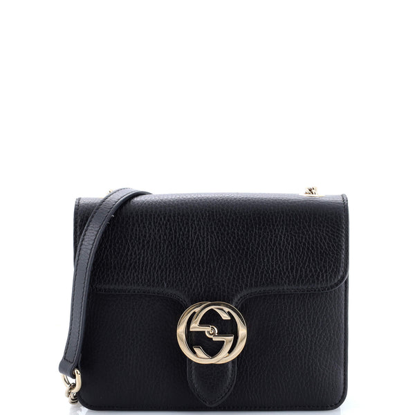 Interlocking Shoulder Bag Leather Small