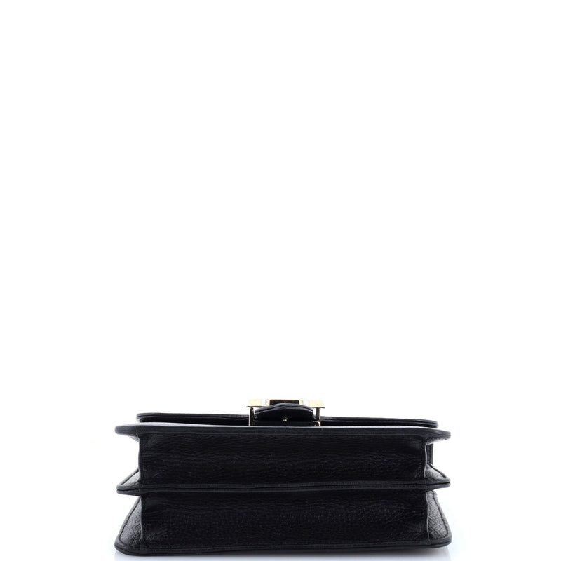 Interlocking Shoulder Bag Leather Small