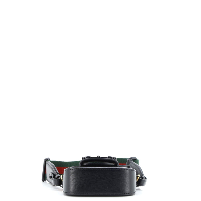 Horsebit Shoulder Bag Leather Super Mini