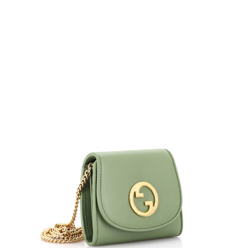 Blondie Nm Wallet On Chain Leather