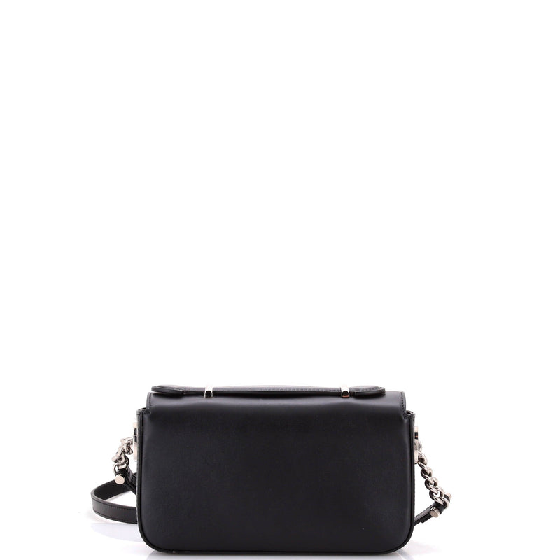 Petite Gg Flap Shoulder Bag Leather