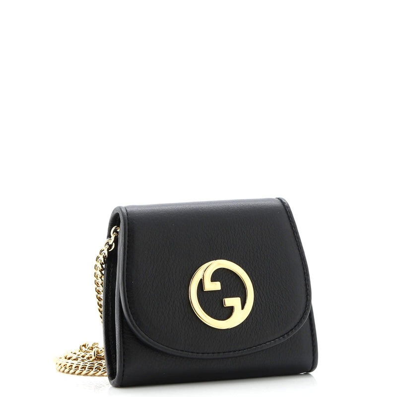 Blondie Nm Wallet On Chain Leather