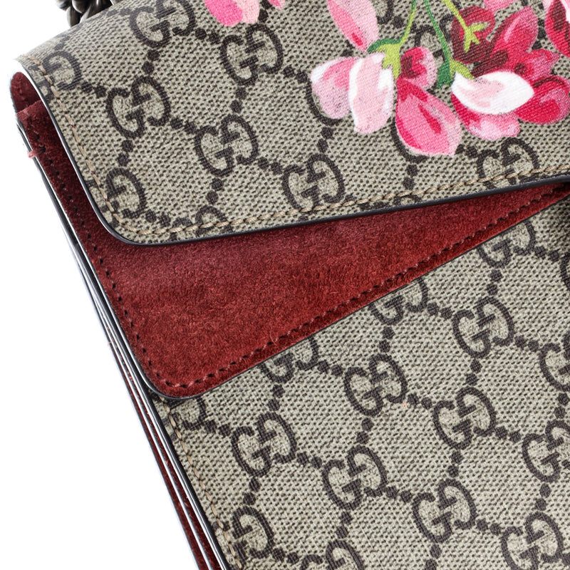Dionysus Bag Blooms Print Gg Coated