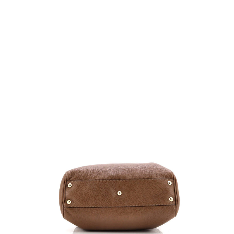 Bamboo Shopper Tote Leather Small