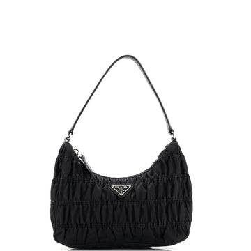 Hobo Tessuto Gaufre With Saffiano Mini