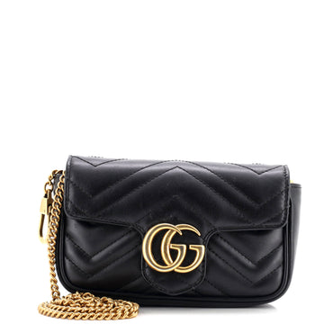Gg Marmont Flap Bag Matelasse Leather