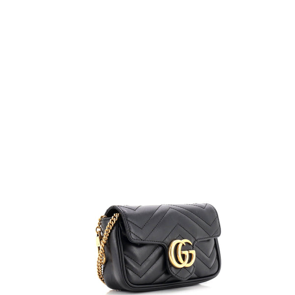 Gg Marmont Flap Bag Matelasse Leather