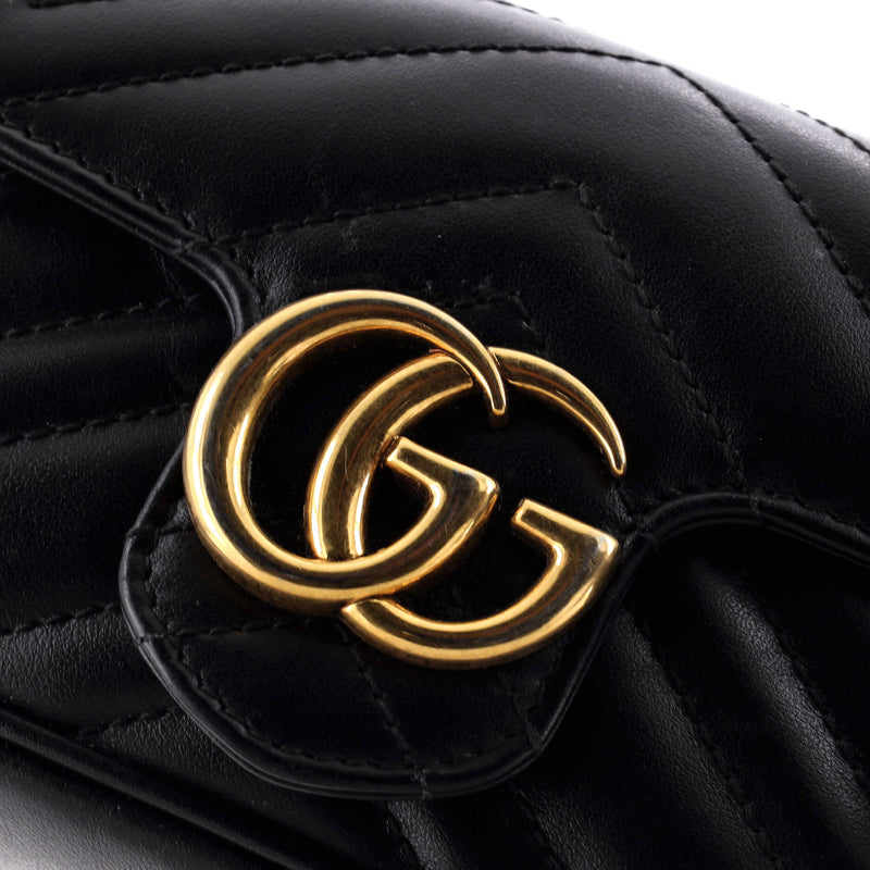 Gg Marmont Flap Bag Matelasse Leather