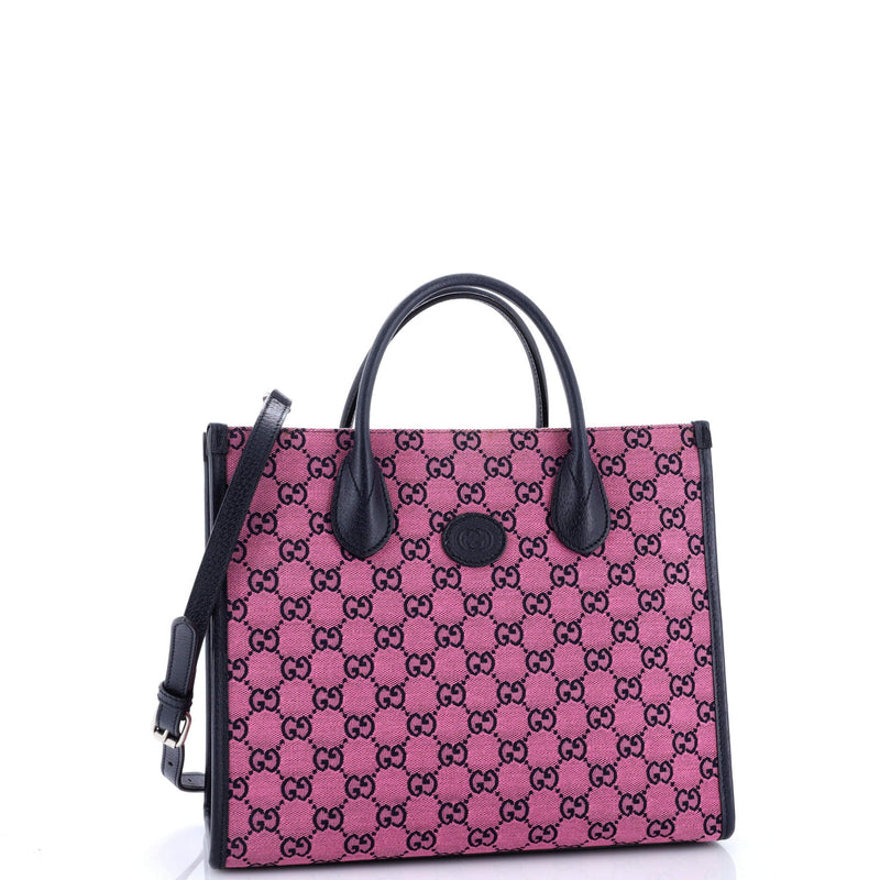 Structured Top Handle Open Tote Gg
