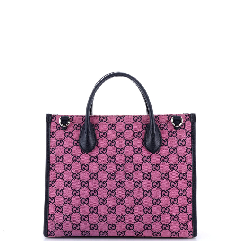 Structured Top Handle Open Tote Gg