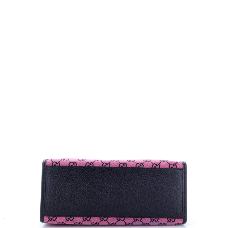 Structured Top Handle Open Tote Gg