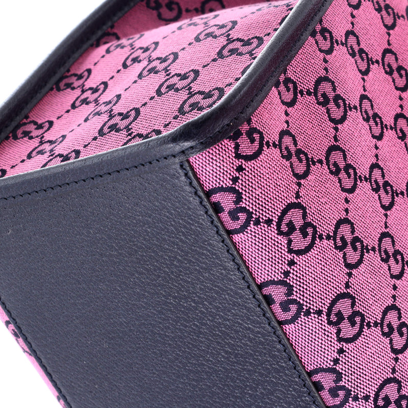 Structured Top Handle Open Tote Gg