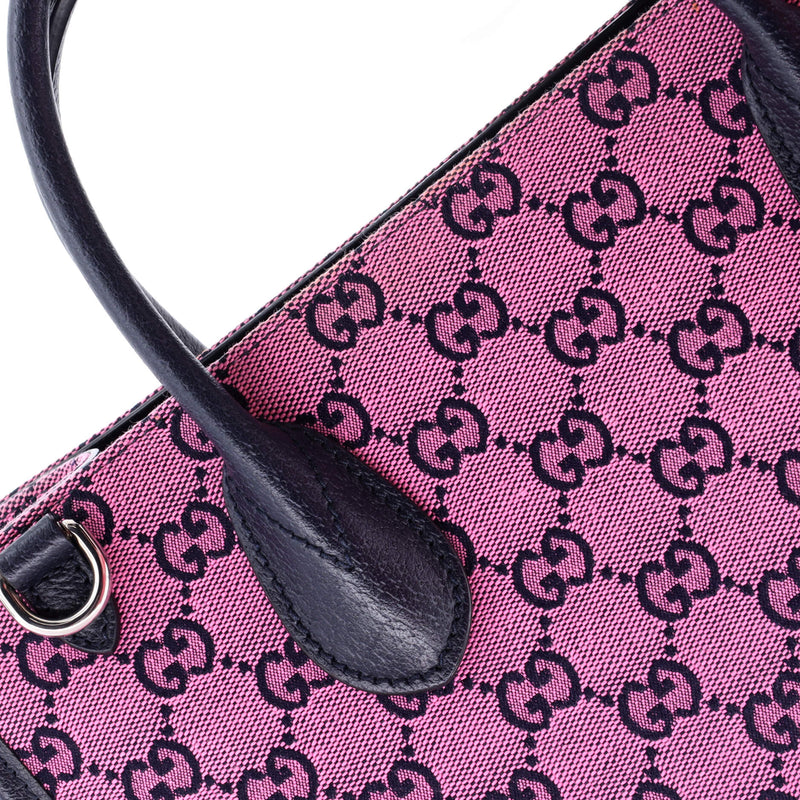 Structured Top Handle Open Tote Gg