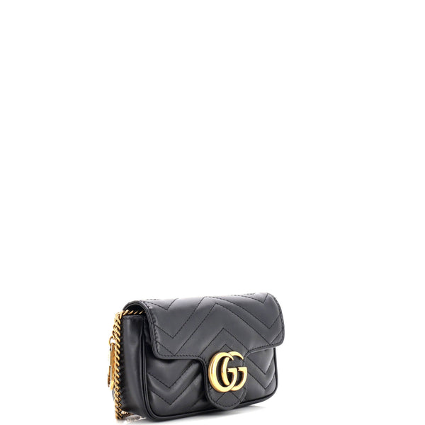 Gg Marmont Flap Bag Matelasse Leather