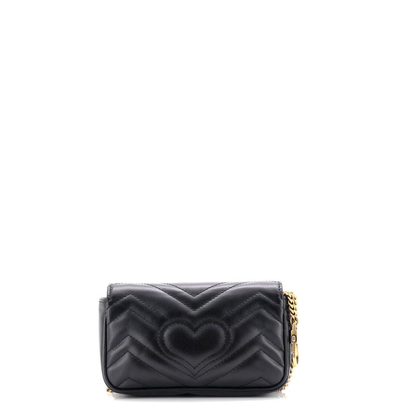 Gg Marmont Flap Bag Matelasse Leather